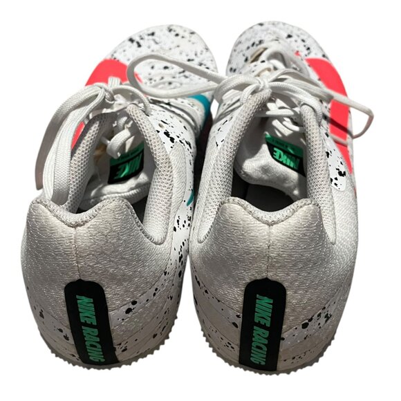 Nike Zoom Rival S 9 Paint Splatter White Crimson Jade Men's Size 12 Track - Picture 7 of 10